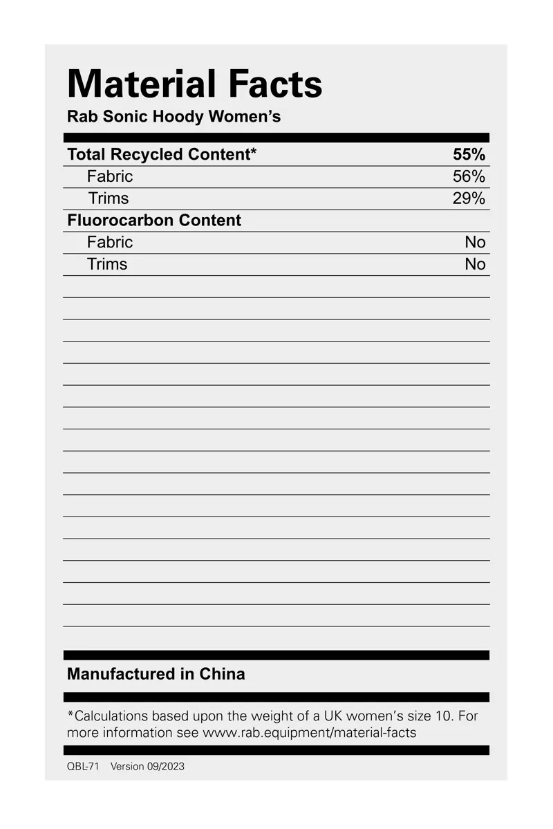 Rab Women's Sonic Hoody Red Grapefruit-9