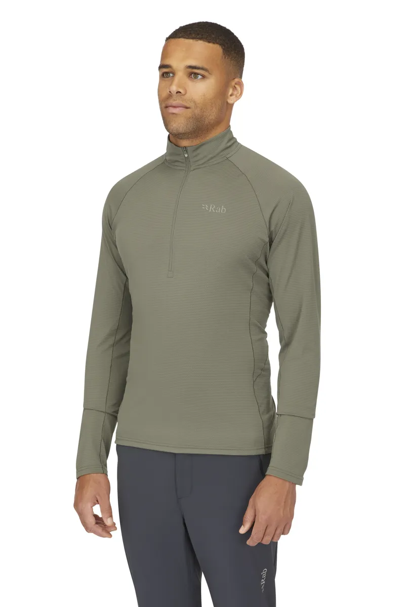 Rab Men's Sonic LS Zip Light Khaki-3