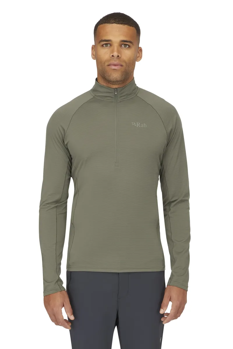 Rab Men's Sonic LS Zip Light Khaki-2