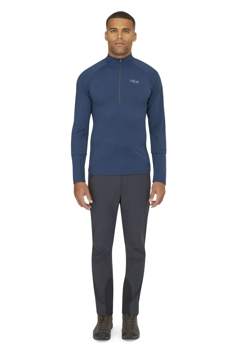 Rab Men's Sonic LS Zip Tempest Blue-5