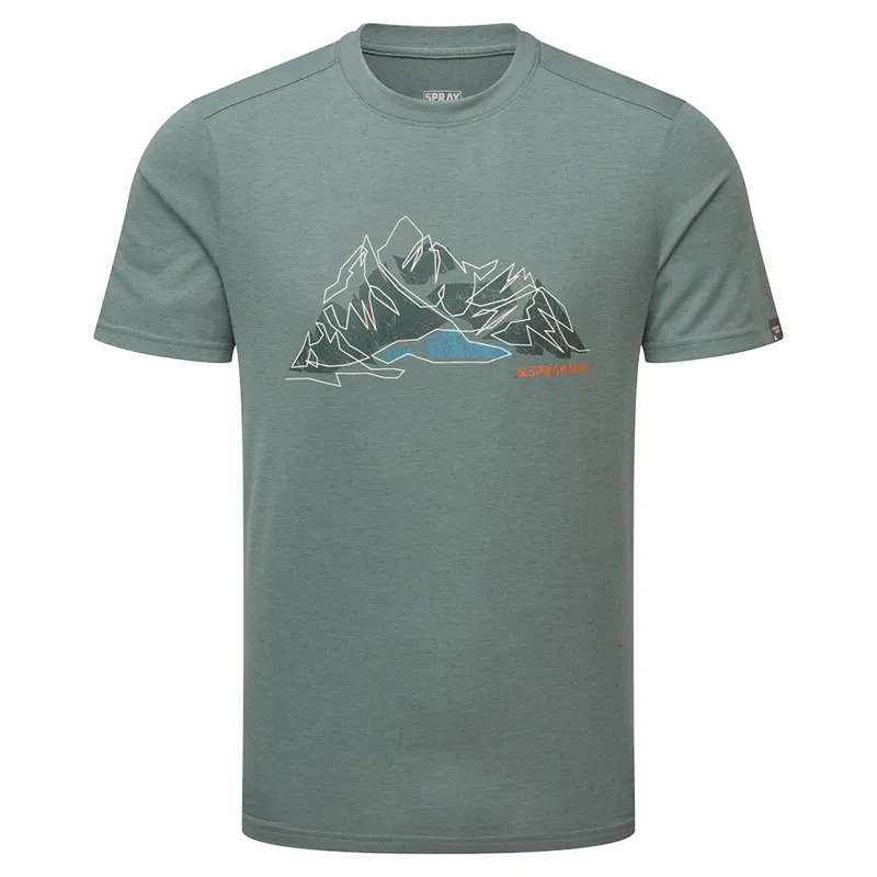 Sprayway Men's Tarn T-Shirt Balsam Green