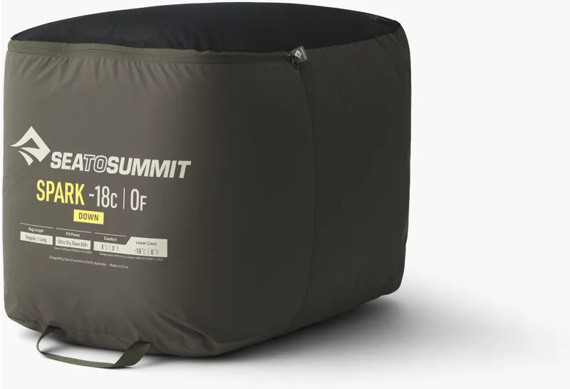 Sea to Summit Spark -18C/0F Regular Sleeping Bag Grey-3