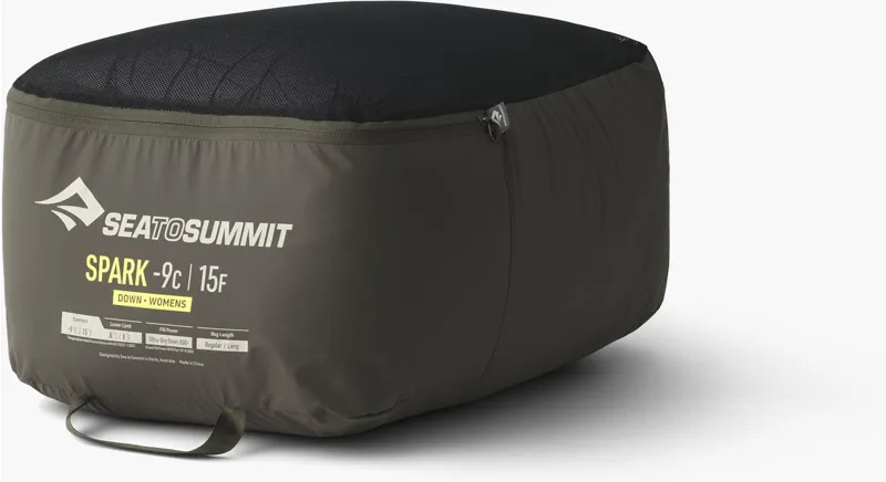 Sea to Summit Women's Spark -9C/15F Regular Sleeping Bag Grey-3
