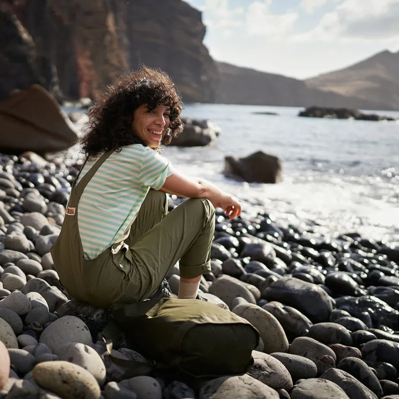 Fjallraven Women's Vardag Dungarees Dusty Rose-9