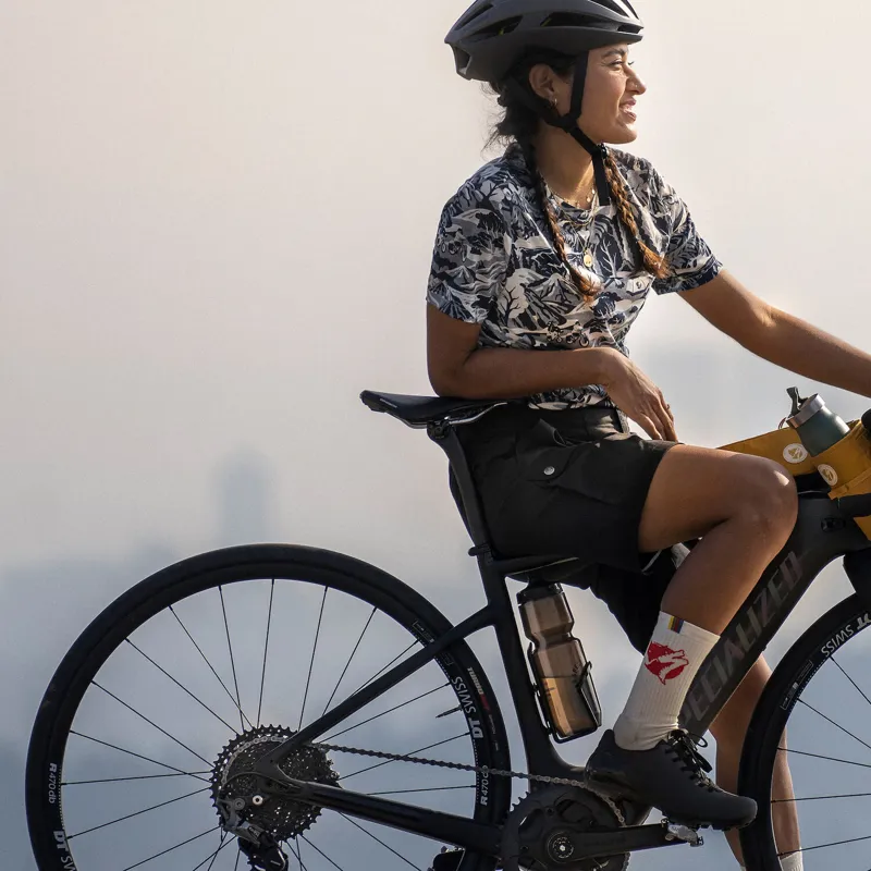 Specialized Fjallraven Women's S/F Wool CaliSwe T-Shirt Navy/ Eggshell-5