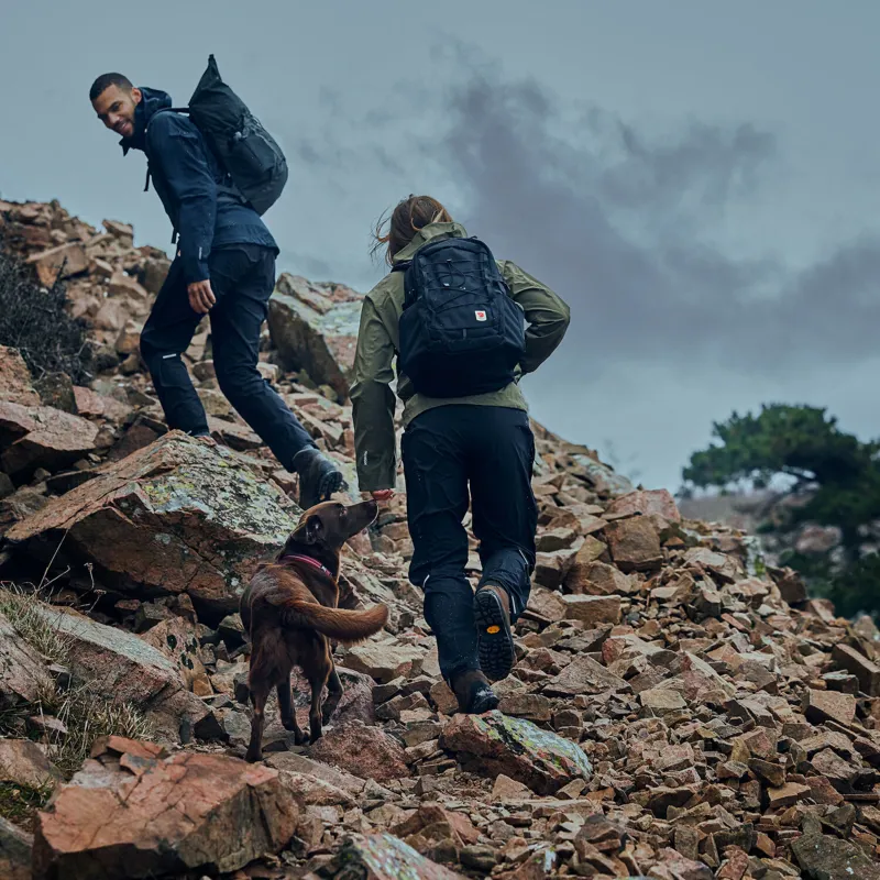 Fjallraven Mens HC Hydratic Trail Jacket Flame Orange-9