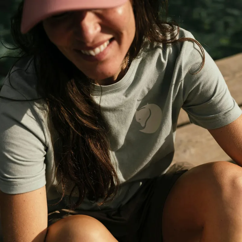Fjallraven Women's Walk With Nature T-Shirt Patina Green-5