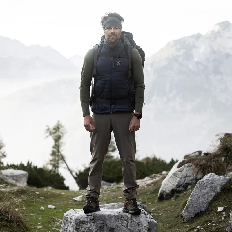 Fjallraven Men's Abisko Trail Stretch Trousers Dark Navy-8