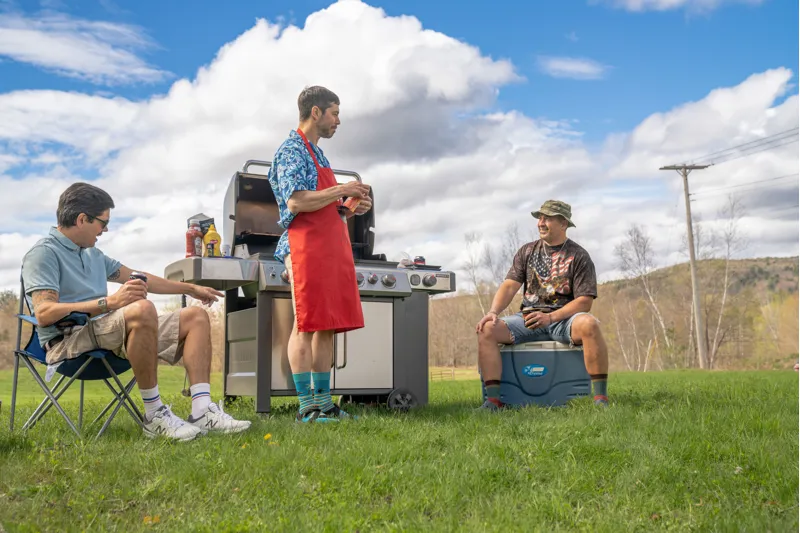 Darn Tough Men's Element Micro Crew Lightweight Running Socks White-3