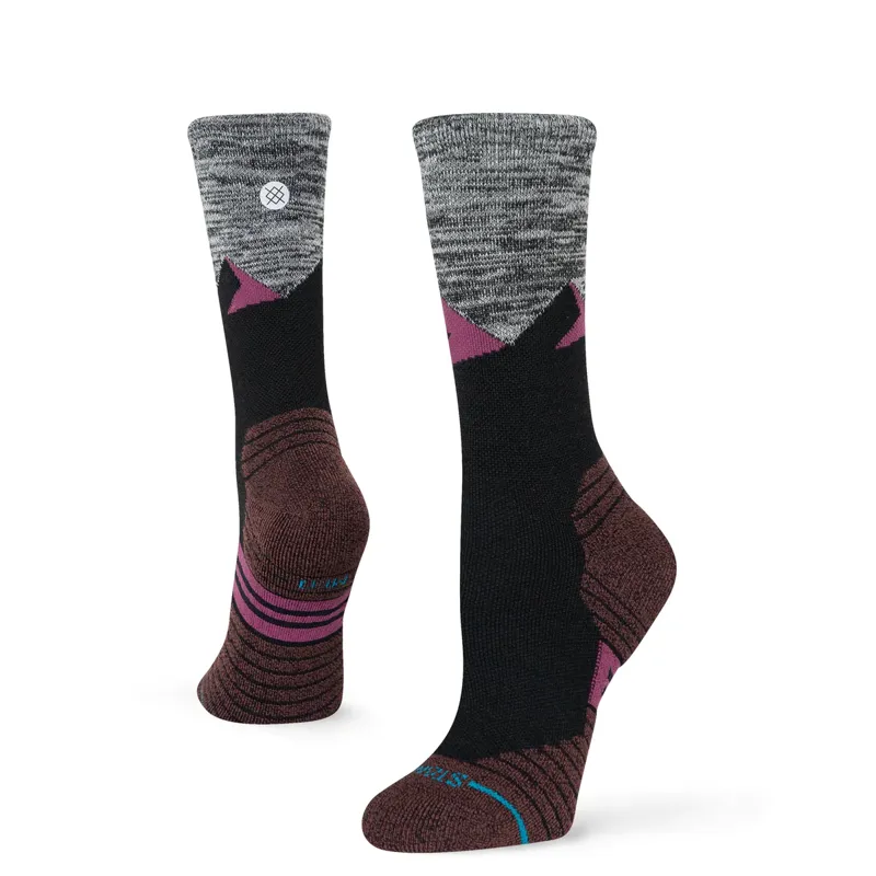 Stance Women's Mid Wool Crew Socks Berry