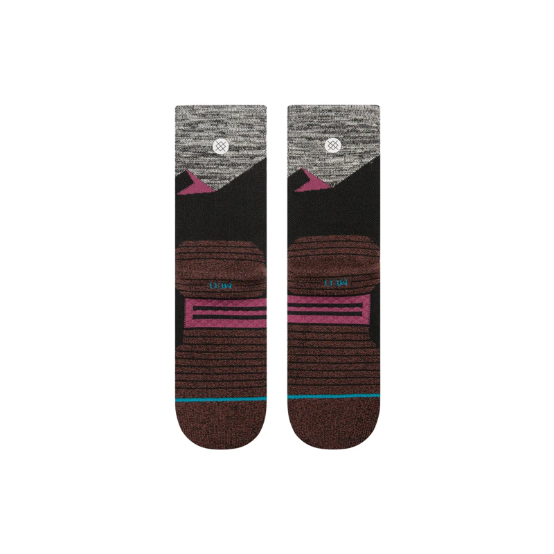 Stance Women's Mid Wool Crew Socks Berry-2