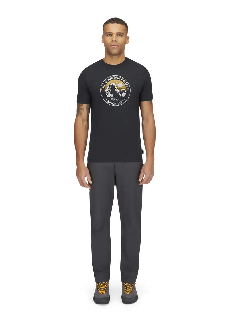 Rab Men's Stance Alpine Peak Tee Beluga-5