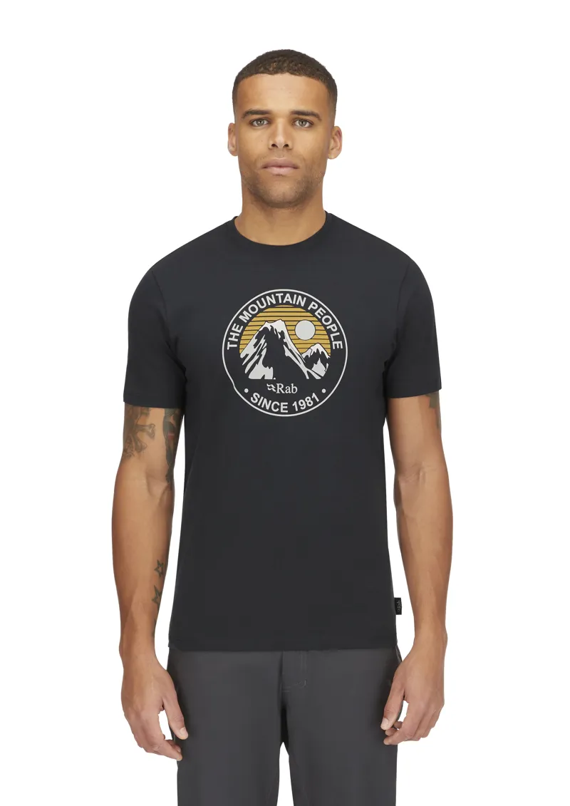 Rab Men's Stance Alpine Peak Tee Beluga-2