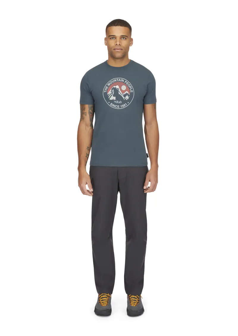 Rab Men's Stance Alpine Peak Tee Orion Blue-5