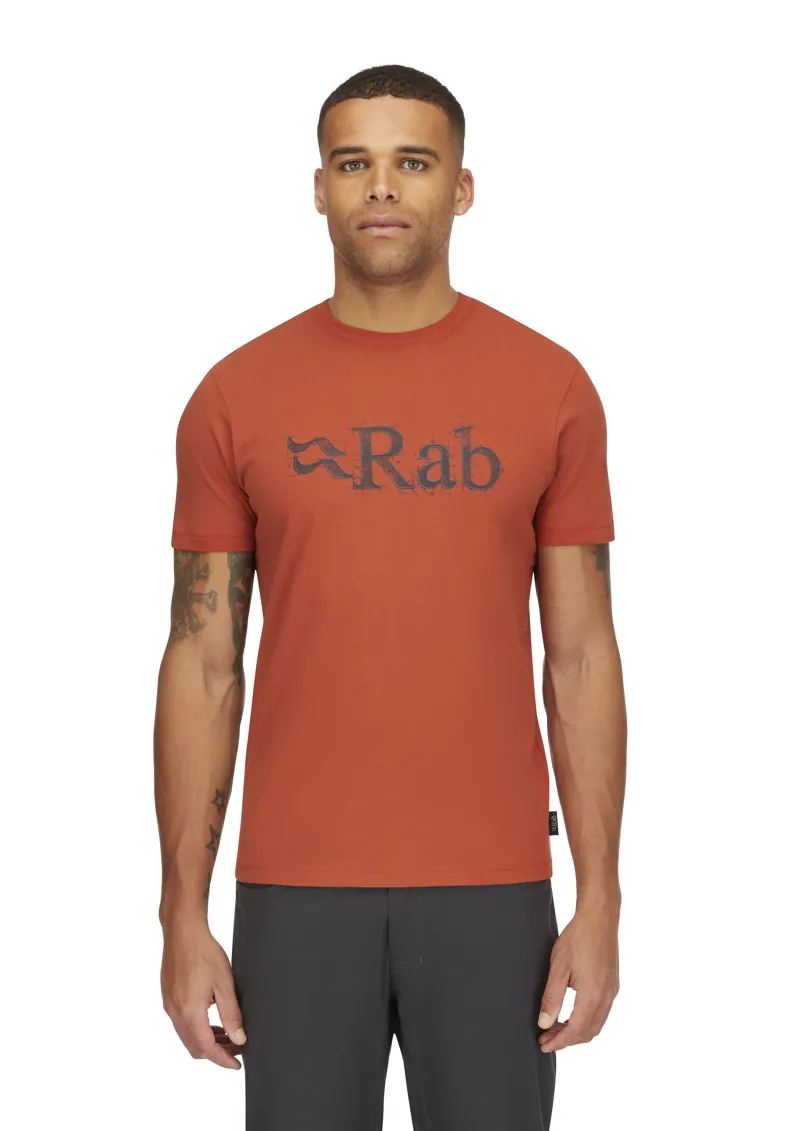 Rab Men's Stance Tech Sketch T-Shirt Red Clay-2