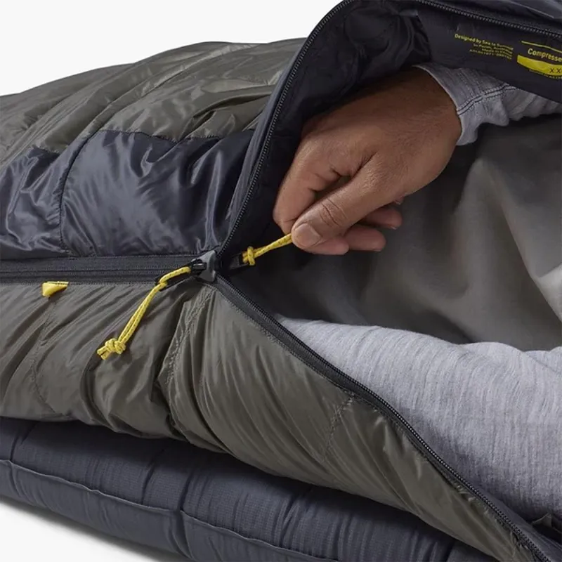 Sea to Summit Spark Pro -9C Long Sleeping Bag Grey-8