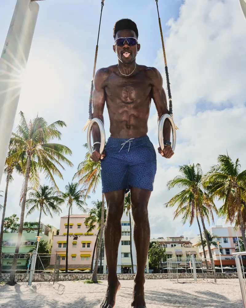 Saxx Men's Multi Sport Two in One  Shorts Ikat Check-3