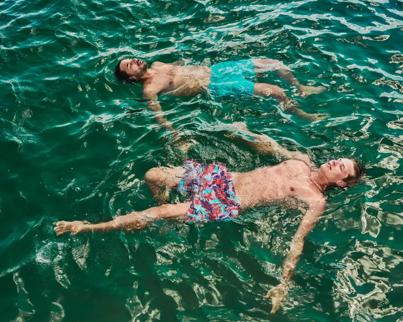 Saxx Oh Buoy 2in1 7inch Volley Shorts Turquoise-8