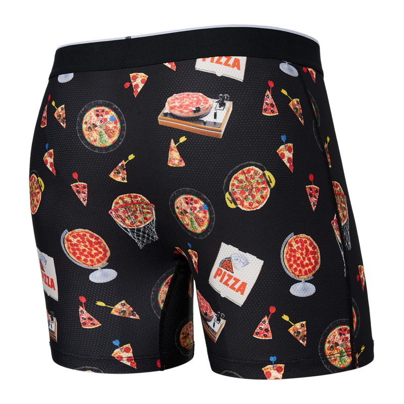 Saxx Men's Volt Breathable Mesh Boxer Brief Pizza-1