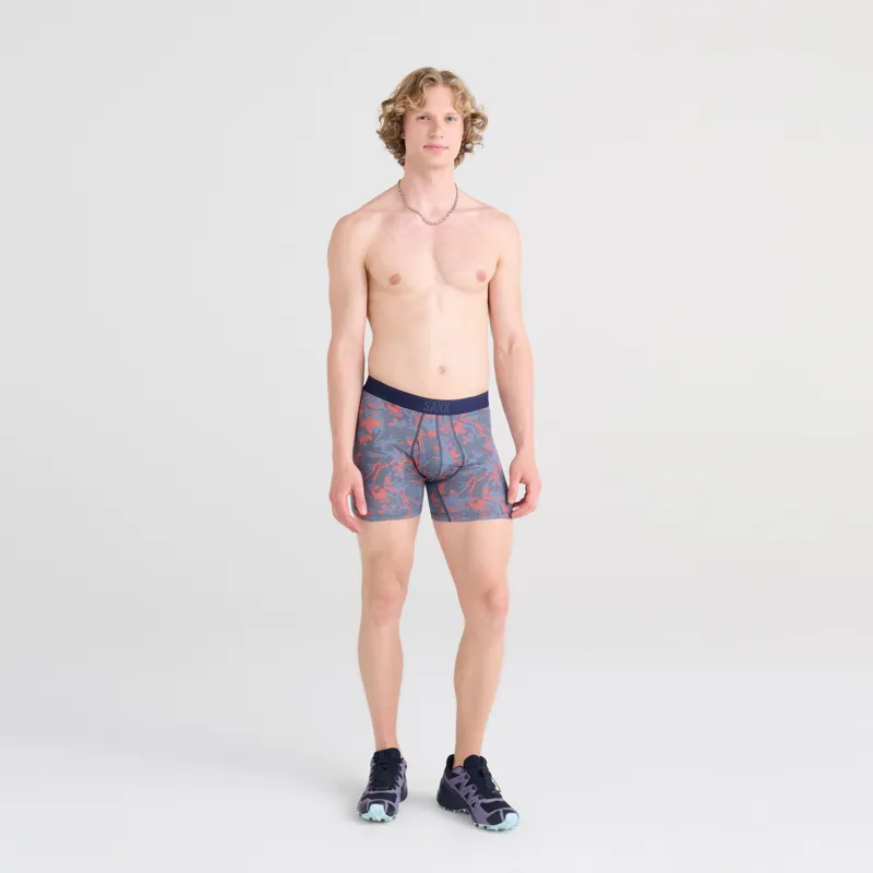 Saxx Men's Quest Quick Dry Mesh Boxer Brief Fly Batik Camo-4