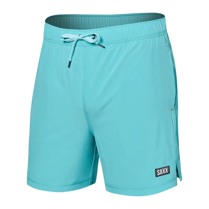 Saxx Oh Buoy 2in1 7inch Volley Shorts Turquoise