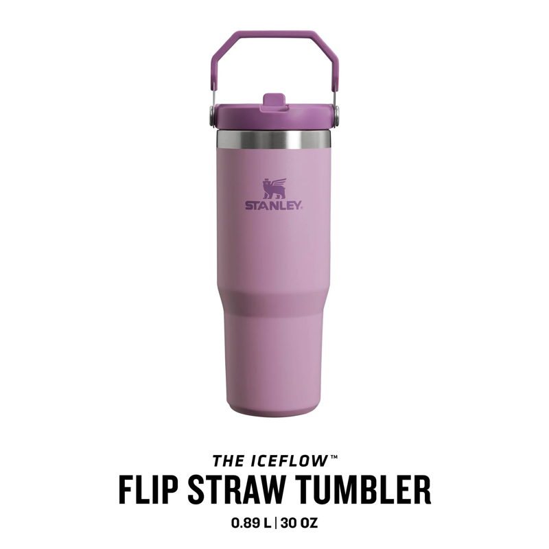 Stanley Classic Iceflow Flip Straw Tumbler 0.89L Lilac-3
