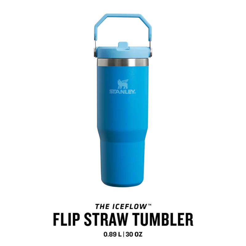 Stanley Classic IceFlow Flip Straw Tumbler 0.89L Azure-4