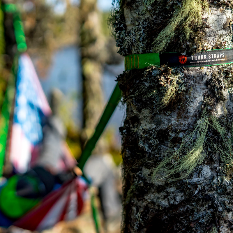 Grand Trunk Hammock Tree Slings Black-9