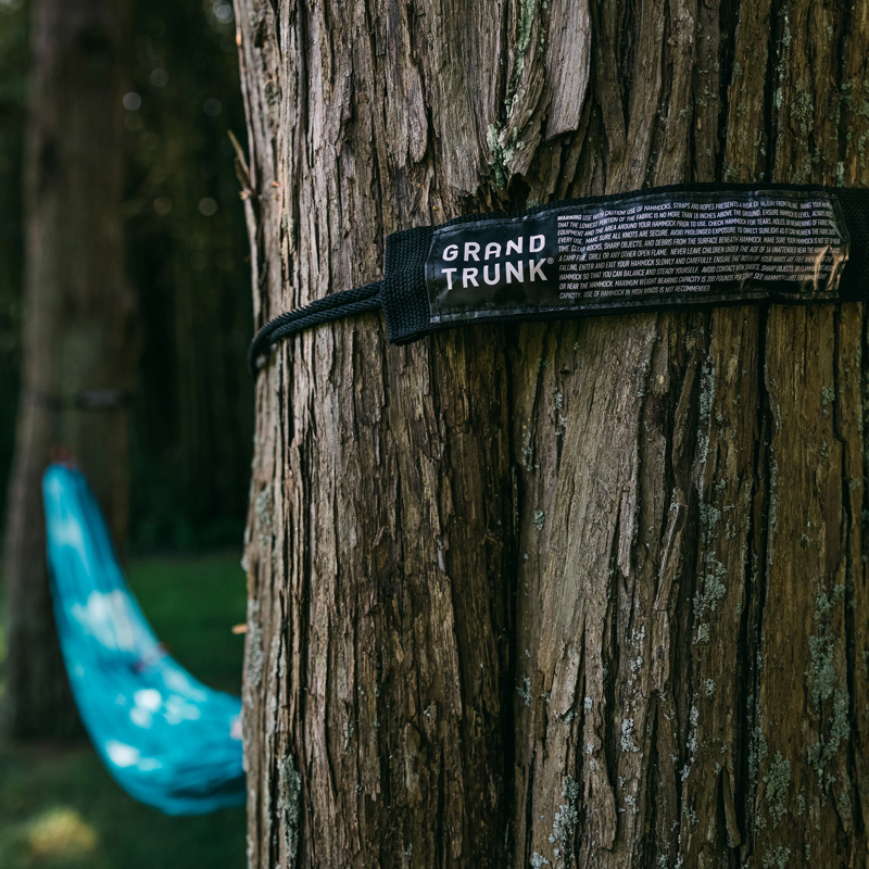 Grand Trunk Hammock Tree Slings Black-2