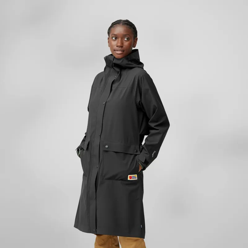 Fjallraven Womens Vardag Rain Parka Laurel Green-4