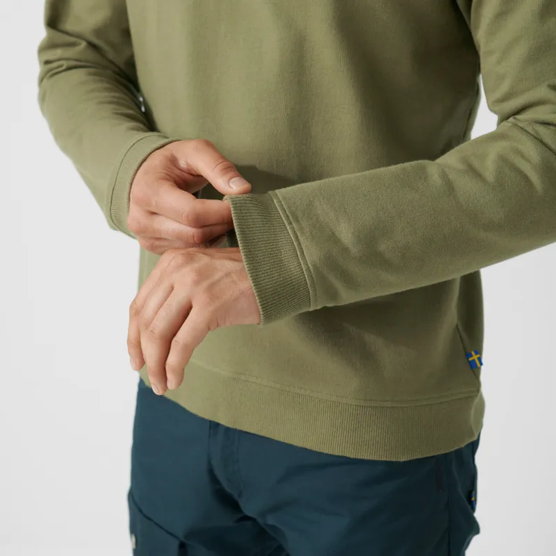 Fjallraven Mens Vardag Sweatshirt Flame Orange-6