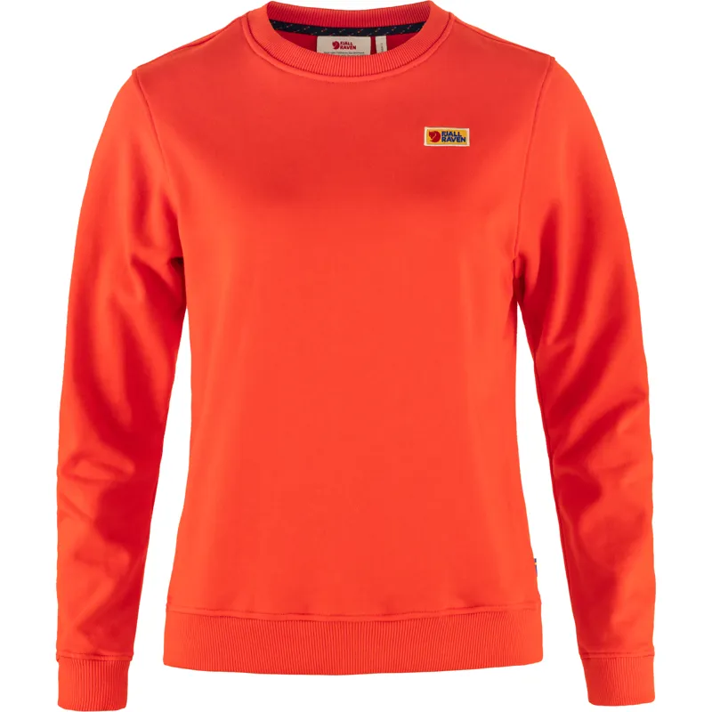 Fjallraven Women's Vardag Sweatshirt Flame Orange