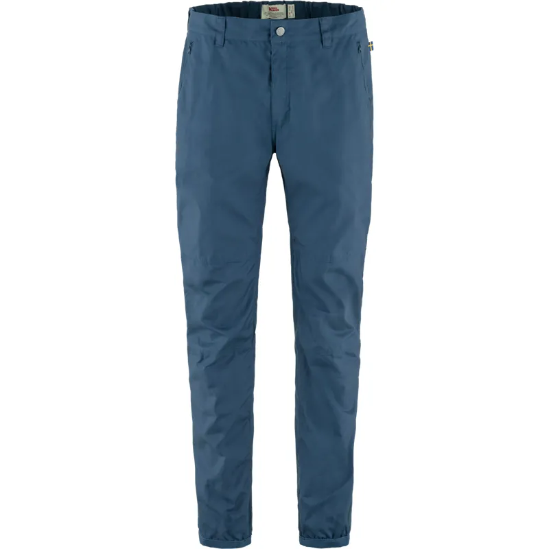 Fjallraven Mens Vardag Trousers Indigo Blue