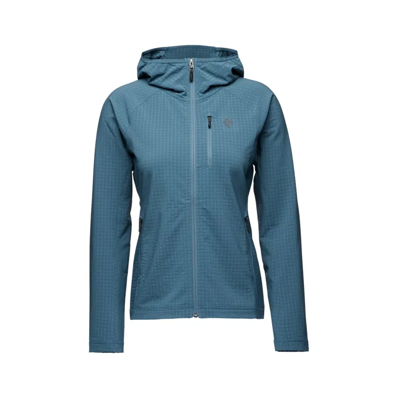 Black Diamond Women's Coefficient Storm FZ Hoodie Creek Blue