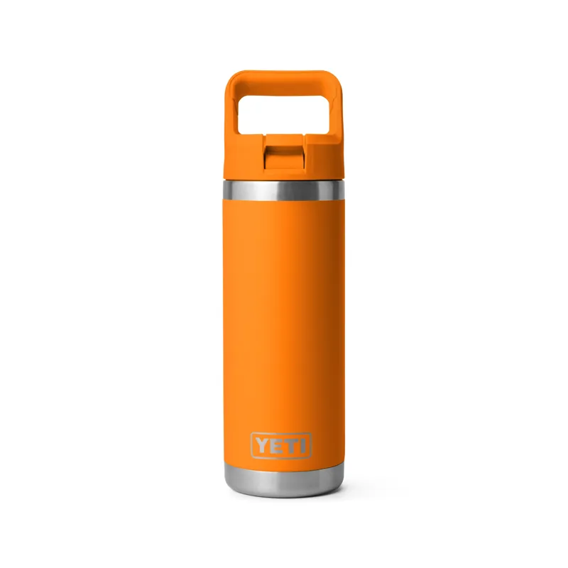 YETI Rambler 18oz Straw Bottle King Crab Orange