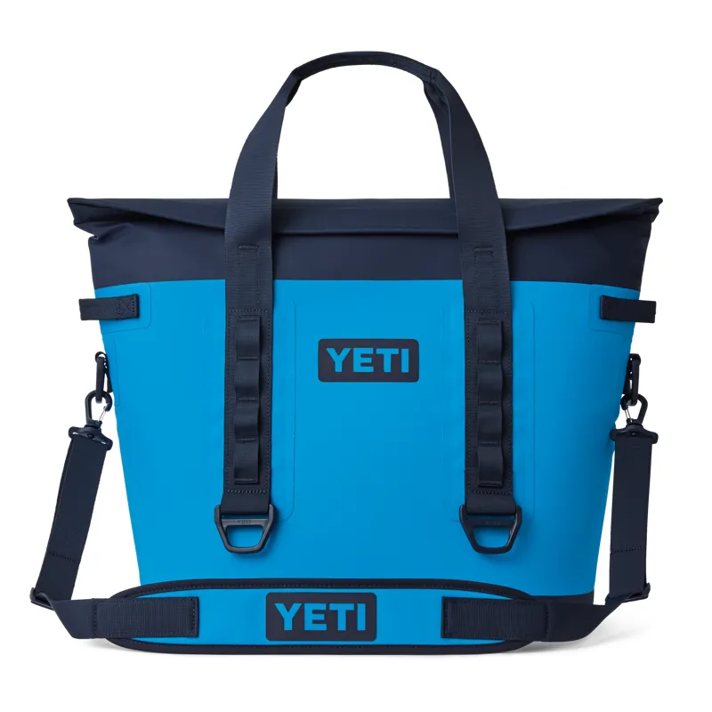 YETI Hopper M30 Soft Cooler Big Wave Blue
