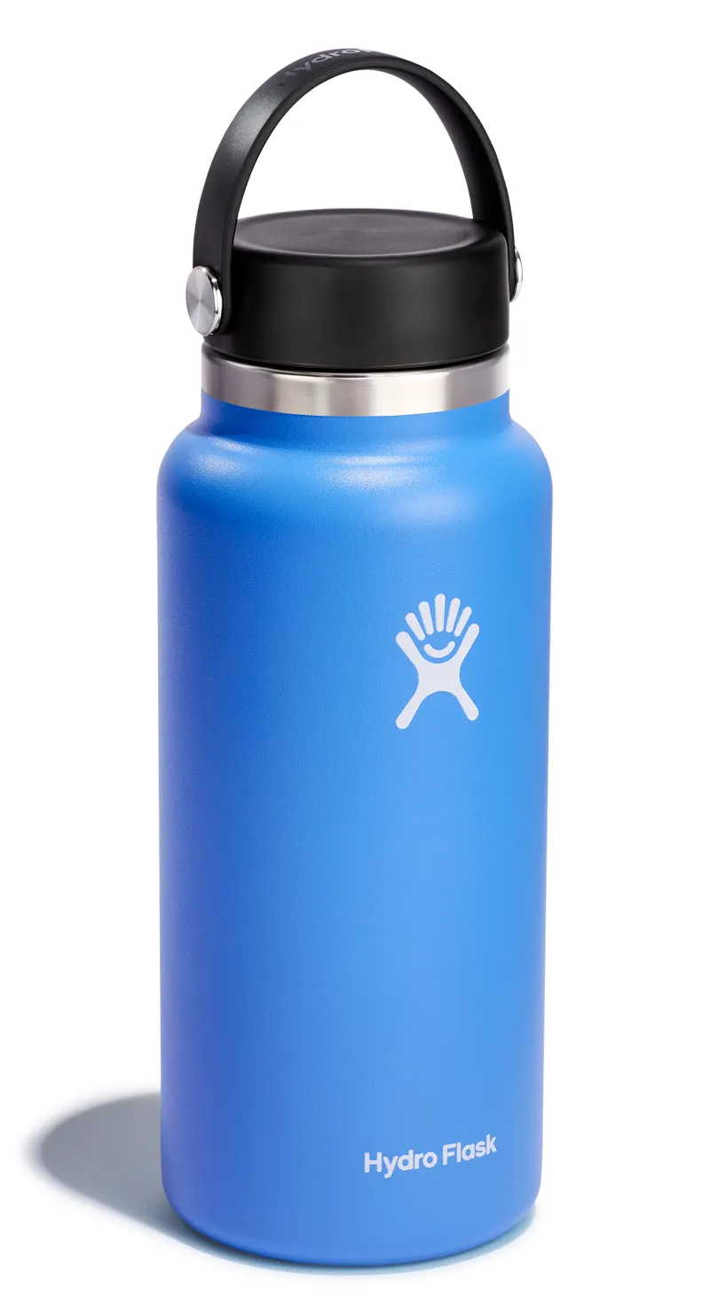 Hydro Flask 32oz Wide Mouth Flex Cap Cascade-1