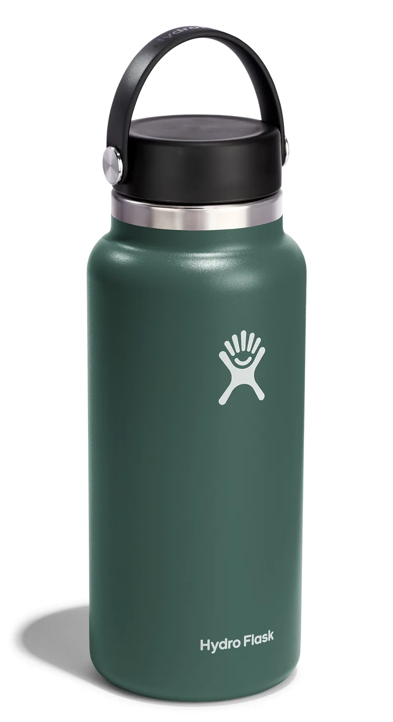 Hydro Flask 32oz Wide Mouth Flex Cap Water Bottle Fir