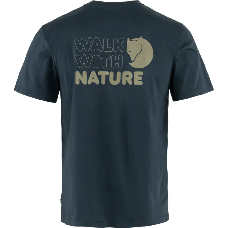 Fjallraven Men's Walk With Nature T-Shirt Navy-1
