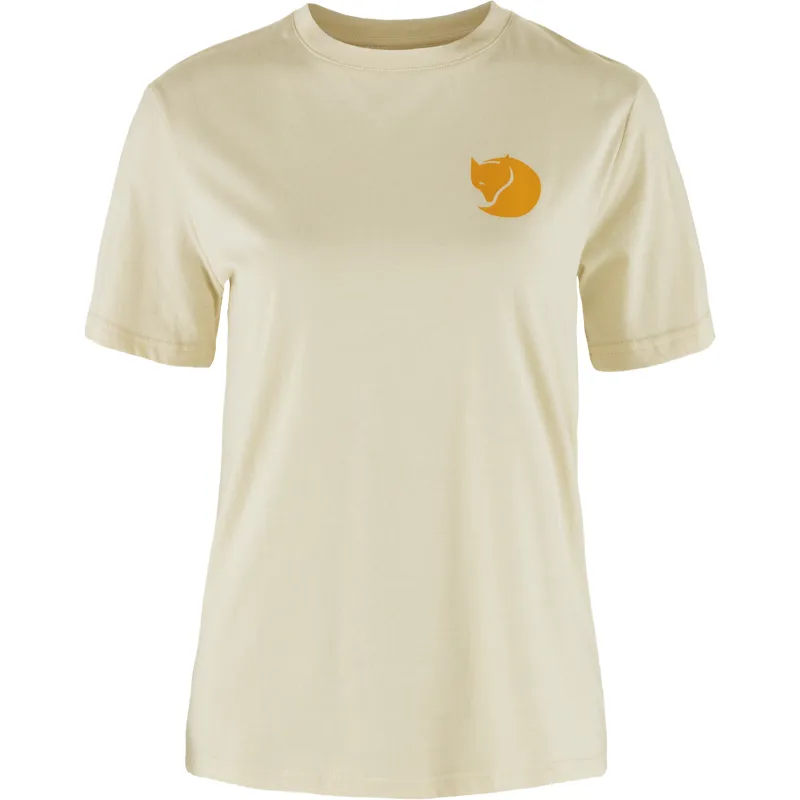 Fjallraven Women's Walk With Nature T-Shirt Chalk