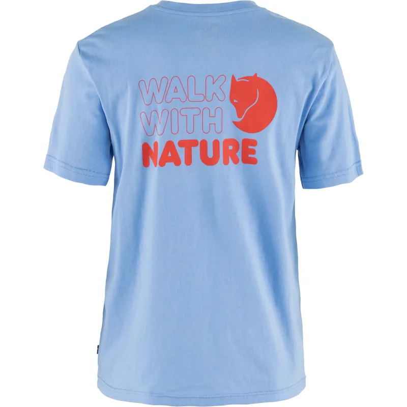 Fjallraven Women's Walk With Nature T-Shirt Ultra-Marine-1