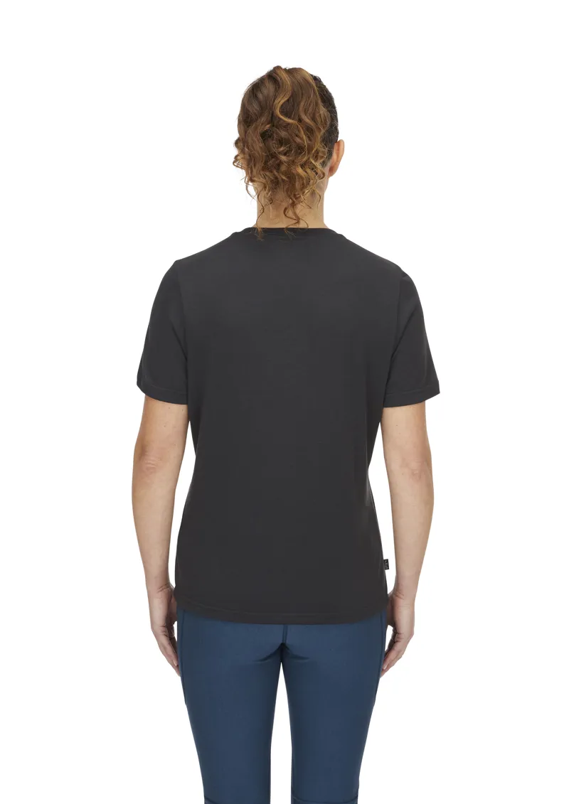 Rab Women's Crimp Logo Tee Beluga-4