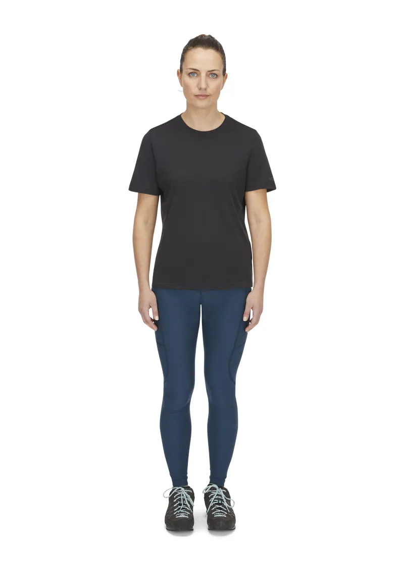 Rab Women's Crimp Logo Tee Beluga-5