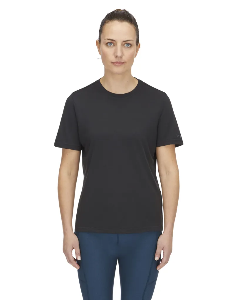 Rab Women's Crimp Logo Tee Beluga-2