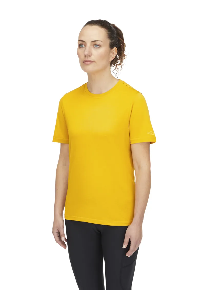 Rab Women's Crimp Logo Tee Sahara-3