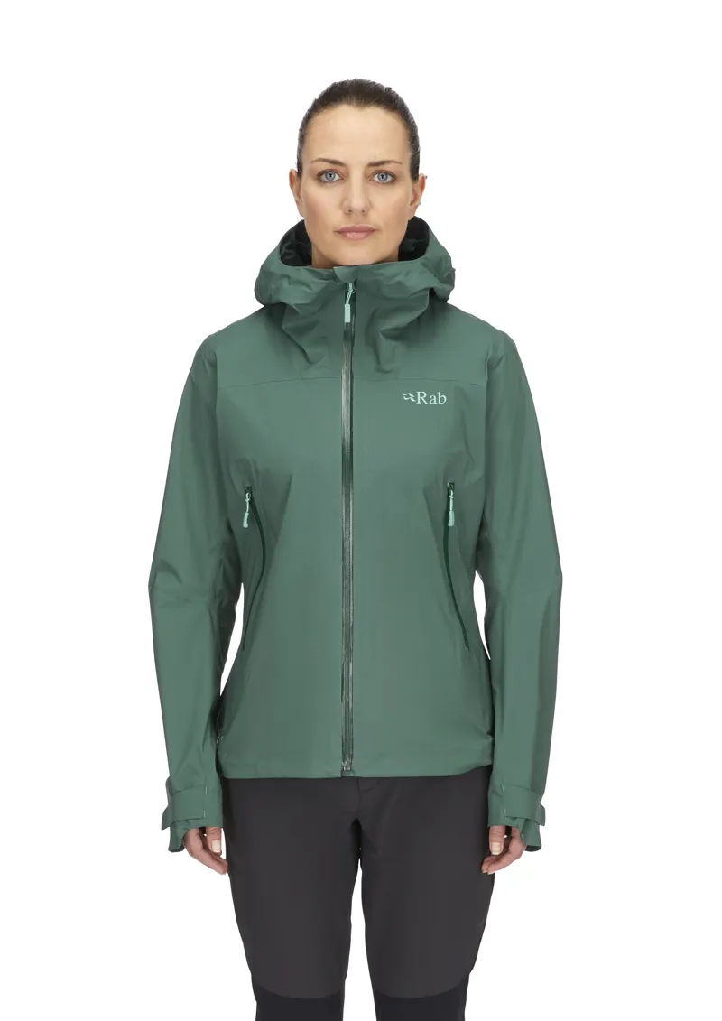 Rab Women's Firewall Light Jacket Green Slate-2