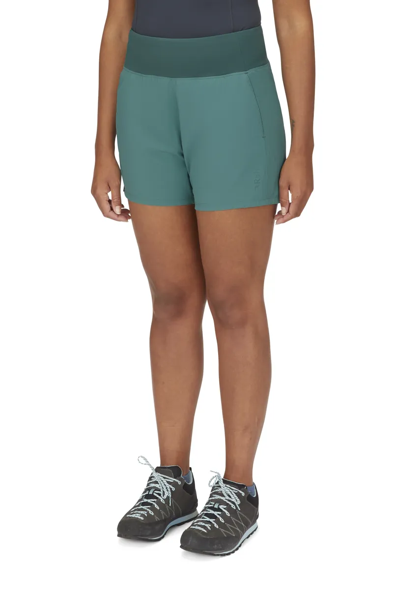 Rab Women's Momentum Shorts Eucalyptus-3