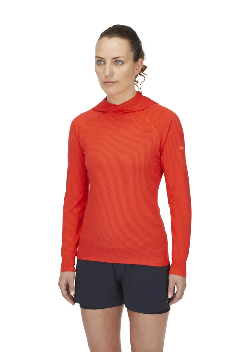 Rab Women's Sonic Hoody Red Grapefruit-3