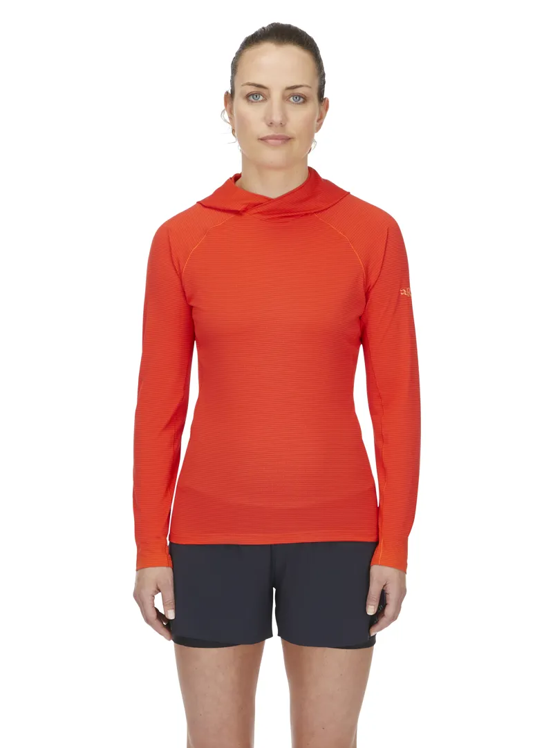 Rab Women's Sonic Hoody Red Grapefruit-2