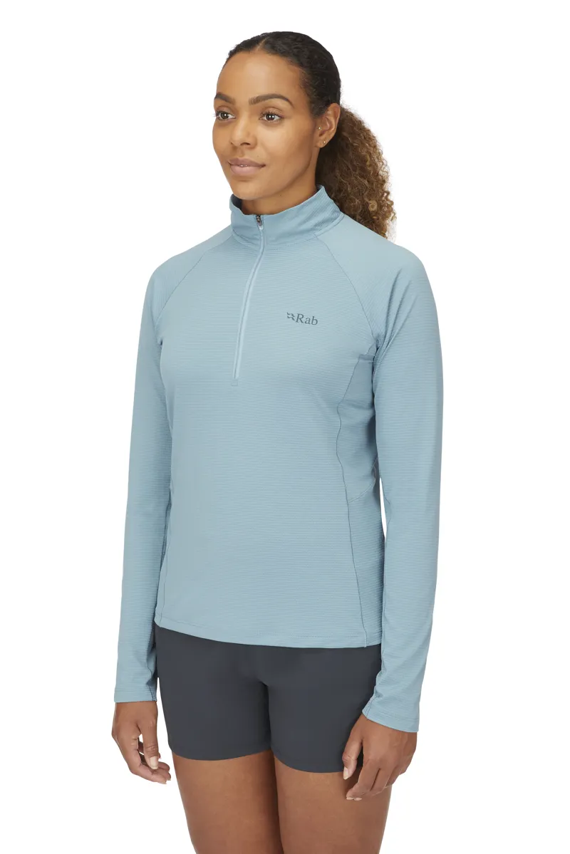 Rab Women's Sonic LS Zip Citadel-3